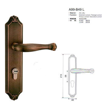 A99-B49 L Stlye luxe porte série de verrouillage